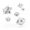 Oakie Doakie Dice RPG Set Solid - White