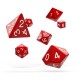 Oakie Doakie Dice RPG Set Solid - Red