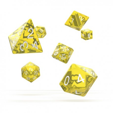 Oakie Doakie Dice RPG Set Translucent - Yellow