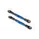 Camber links, front 83mm (blue-anodized, aluminum)