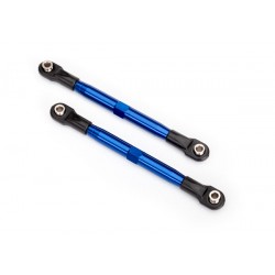 Toe links 87mm F/R (blue-anodized, aluminum)