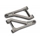 Suspension arms, upper (left & right) (satin black chrome)