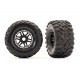 Tires & wheels (black wheels, Maxx 17mm)