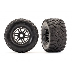 Tires & wheels (black wheels, Maxx 17mm)