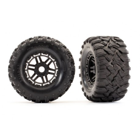 Tires & wheels (black wheels, Maxx 17mm)