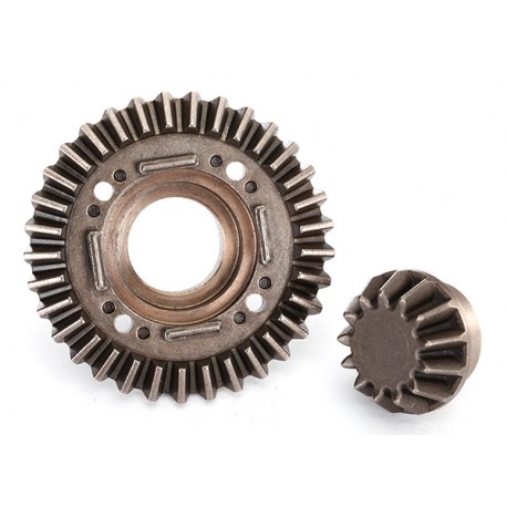 Ring gear, differential/ pinion gear, differential (rear)