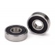 Ball bearing, black rubber sealed (6x16x5mm) (2)