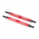 Toe links, Slayer Pro 4X4 (Tubes 7075-T6 aluminum, red) (2)