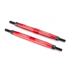 Toe links, Slayer Pro 4X4 (Tubes 7075-T6 aluminum, red) (2)