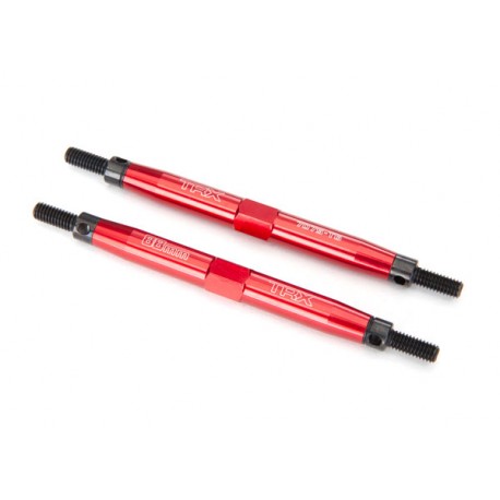 Toe links, Slayer Pro 4X4 (Tubes 7075-T6 aluminum, red) (2)