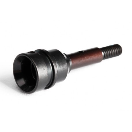 Stub axle, front, 5mm (steel-splined const-vel driveshaft) 1