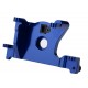 Motor mount, 6061-T6 aluminum (blue-anodized)