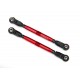 Toe links, front, UDR (TUBES red-anodized aluminum) (2)