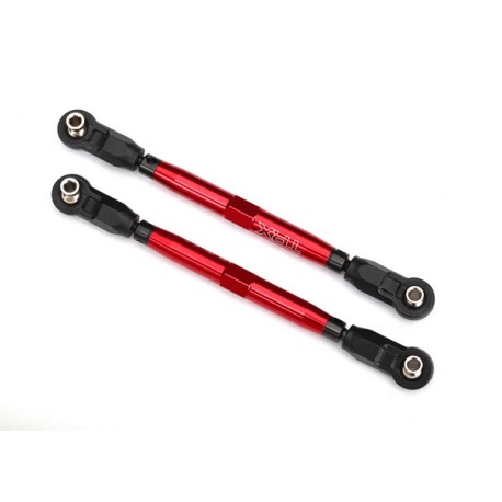 Toe links, front, UDR (TUBES red-anodized aluminum) (2)