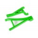 Suspension arms, green, front (right), heavy duty (2)