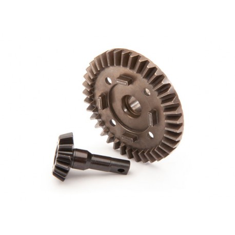 Ring gear, differential/ pinion gear, differential (front)