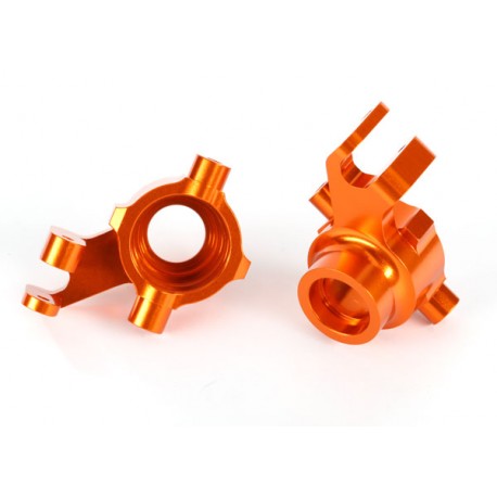 Steering blocks, 6061-T6 aluminum (orange-anodized)