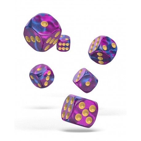 Oakie Doakie Dice D6 16 mm Gemidice - Amethyst (12)