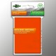 Sleeves - SMALL Double-Matte Orange (60 Sleeves)
