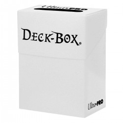Ultra Pro Solid Deck Box - White