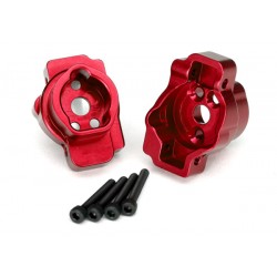 Portal drive axle mount, rear, 6061-T6 aluminum (red-anodiz)