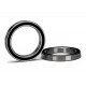 Ball bearing, black rubber sealed (20x27x4mm) (2)