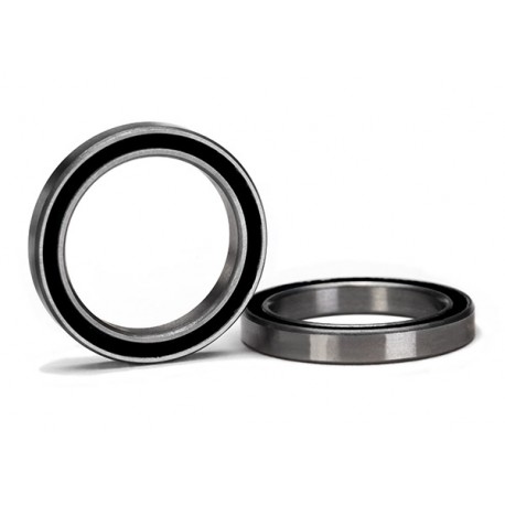 Ball bearing, black rubber sealed (20x27x4mm) (2)