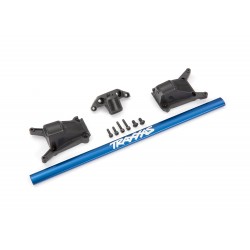 Chassis brace kit, blue fits Rustler 4X4 or Slash 4X4 model