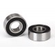 Ball bearings, black rubber sealed (6x13x5mm) (2)