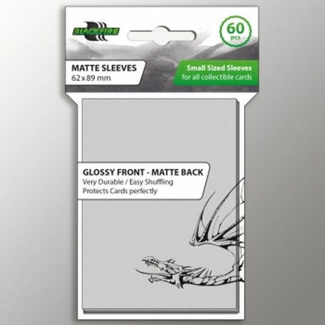 Blackfire Sleeves - Small Matte Clear (60 Sleeves)