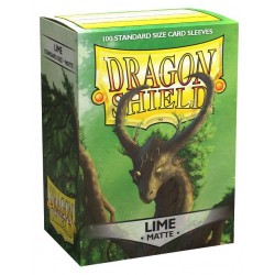 Dragon Shield Sleeves MATTE (100) Lime