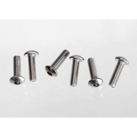 Screws 3x10 button-head machine stainless steel (6)