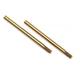 Shock shaft, 3x47mm (GTS) (titanium nitride-coated) (2)