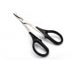 Scissors, curved tip