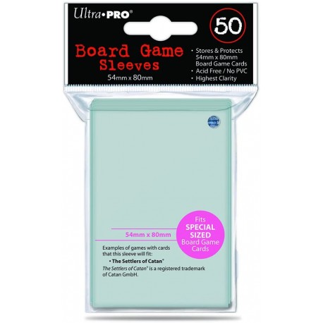 Ultra Pro Board Game Sleeves 54mm x 80mm (50)