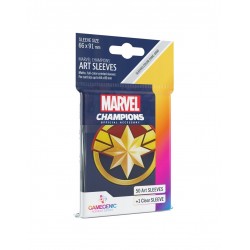 Gamegenic Marvel Champions Art Sleeves Captain Marvel