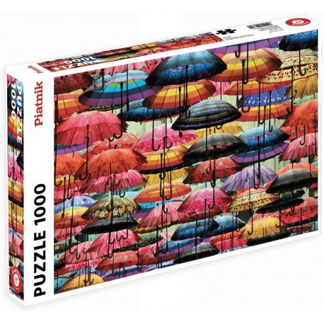 Puzzle - Colorful Umbrellas (1000pc)