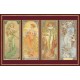 Puzzle - Mucha The Times of the Day Metallic (1000pc)