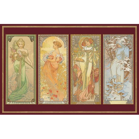 Puzzle - Mucha The Times of the Day Metallic (1000pc)