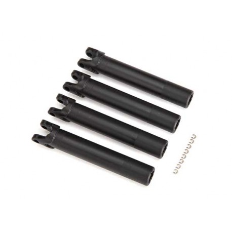 Half shafts, outer (extended, front-rear) (4)/e-clips (8) (for use with #8995 WideMaxx™ suspension)