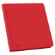 Ultimate Guard Zipfolio 480 24-Pocket Xenoskin Quadrow Red