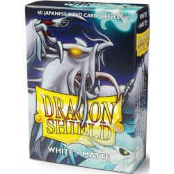 Dragon Shield Matte Small Sleeves - White (60 Sleeves)