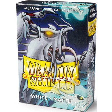 Dragon Shield Matte Small Sleeves - White (60 Sleeves)