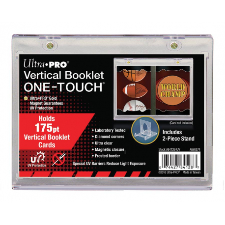 Vertical Booklet Card Holder - UV ONE-TOUCH