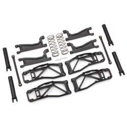 Suspension kit, WideMaxx, black w/ front rear suspension