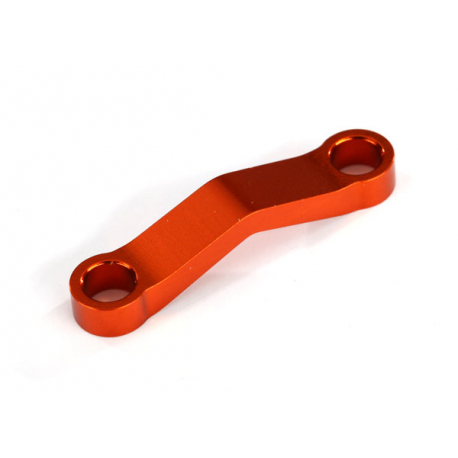 Drag link, machined 6061-T6 aluminum (orange-anodized)