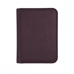 UP - Zippered Suede 4-Pocket Premium PRO-Binder - Amethyst