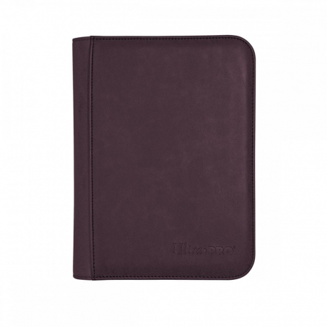 UP - Zippered Suede 4-Pocket Premium PRO-Binder - Amethyst