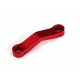 Drag link, machined 6061-T6 aluminum (red-anodized)