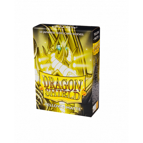 Dragon Shield Matte Small Sleeves - Yellow (60 Sleeves)